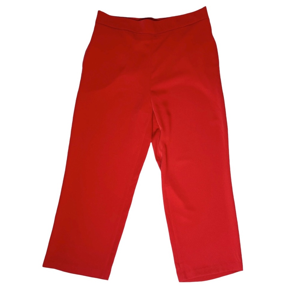 Bar III Macy’s Exclusive Sunset Red Suit Separates Wide Leg Pant Size 1X
